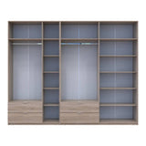 Шкаф для одежды Doros Лукас Дуб сонома 3+4 ДСП 300х50х240 DRS-011708 (42005131)