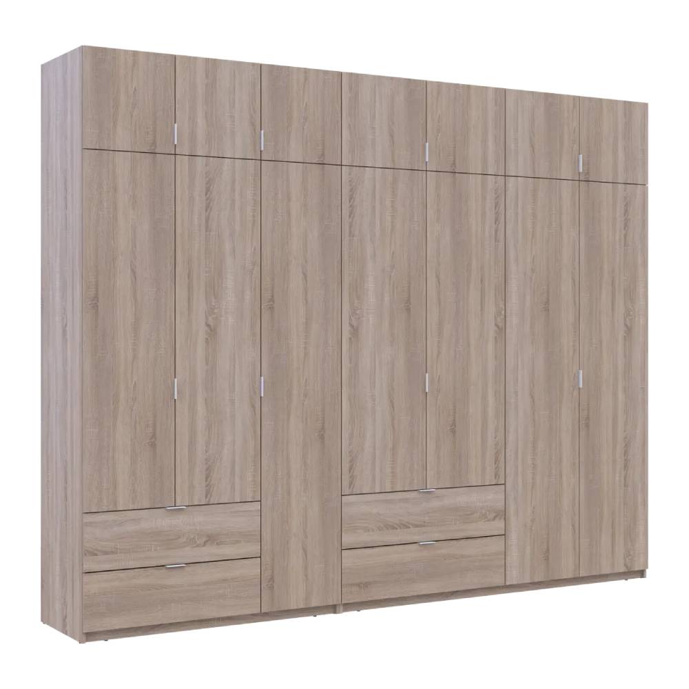 Шкаф для одежды Doros Лукас Дуб сонома 3+4 ДСП 300х50х240 DRS-011708 (42005131)