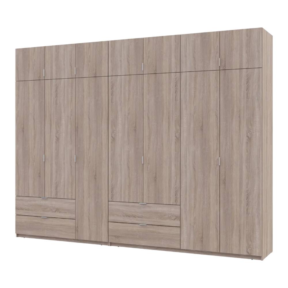 Шкаф для одежды Doros Лукас Дуб сонома 3+4 ДСП 315х50х240 DRS-011709 (42005135)