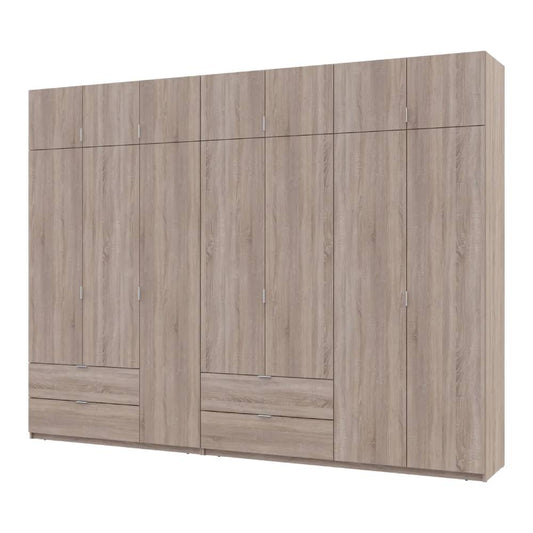 Шкаф для одежды Doros Лукас Дуб сонома 3+4 ДСП 315х50х240 DRS-011709 (42005135)