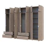 Шкаф для одежды Doros Лукас Дуб сонома 3+4 ДСП 315х50х240 DRS-011709 (42005135)