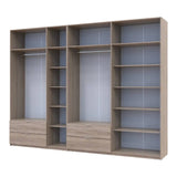 Шкаф для одежды Doros Лукас Дуб сонома 3+4 ДСП 315х50х240 DRS-011709 (42005135)