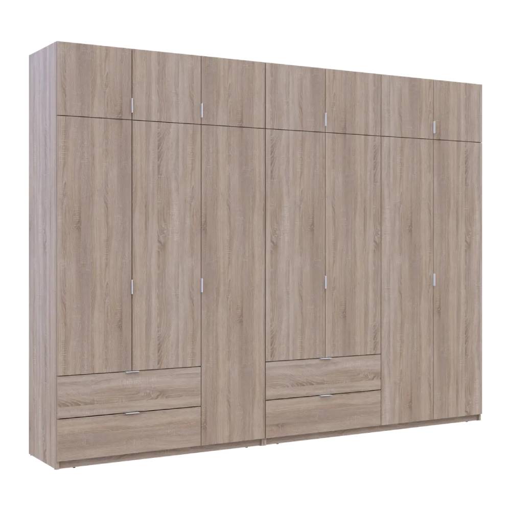 Шкаф для одежды Doros Лукас Дуб сонома 3+4 ДСП 315х50х240 DRS-011709 (42005135)