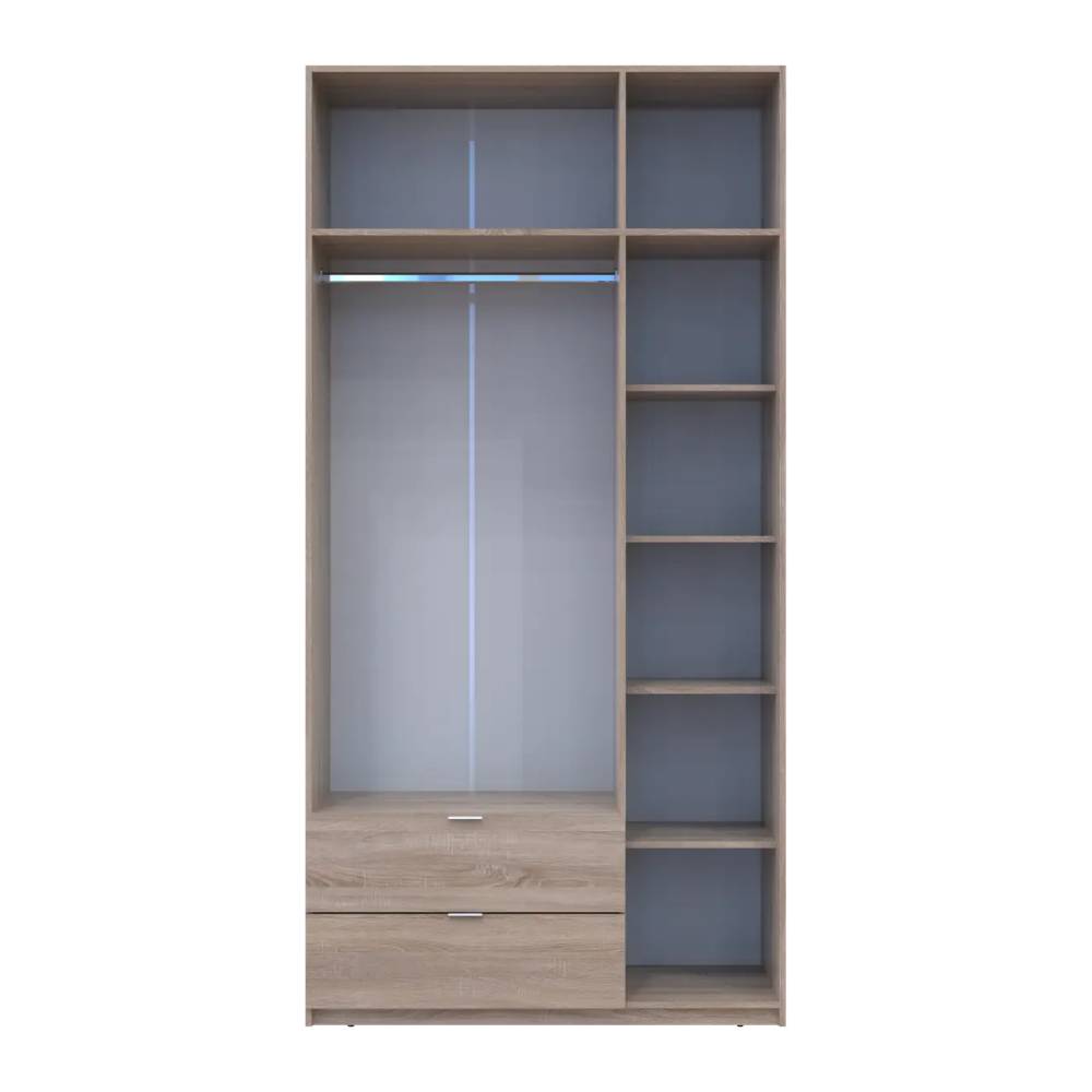 Шкаф для одежды Doros Лукас Дуб Сонома 3ДСП 120х50х240 DRS-011651 (80737799)