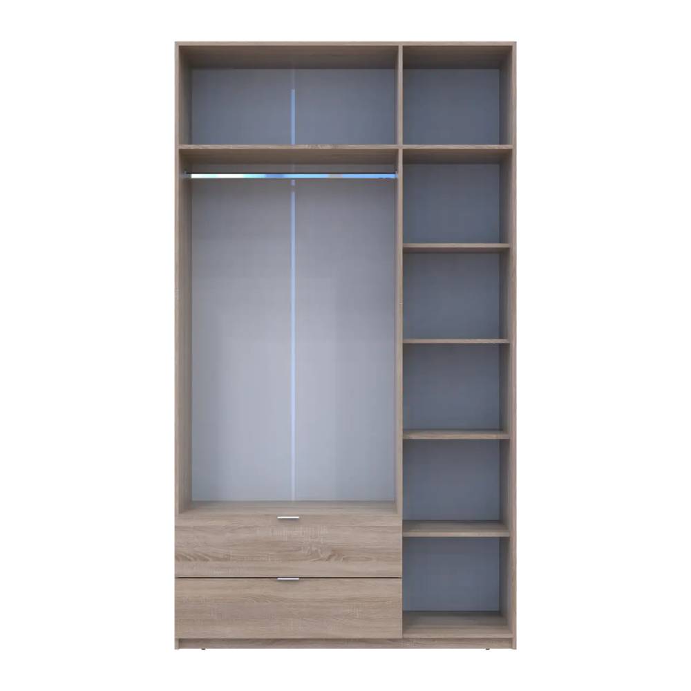 Шкаф для одежды Doros Лукас Дуб Сонома 3ДСП 135х50х240 DRS-011655 (80737803)