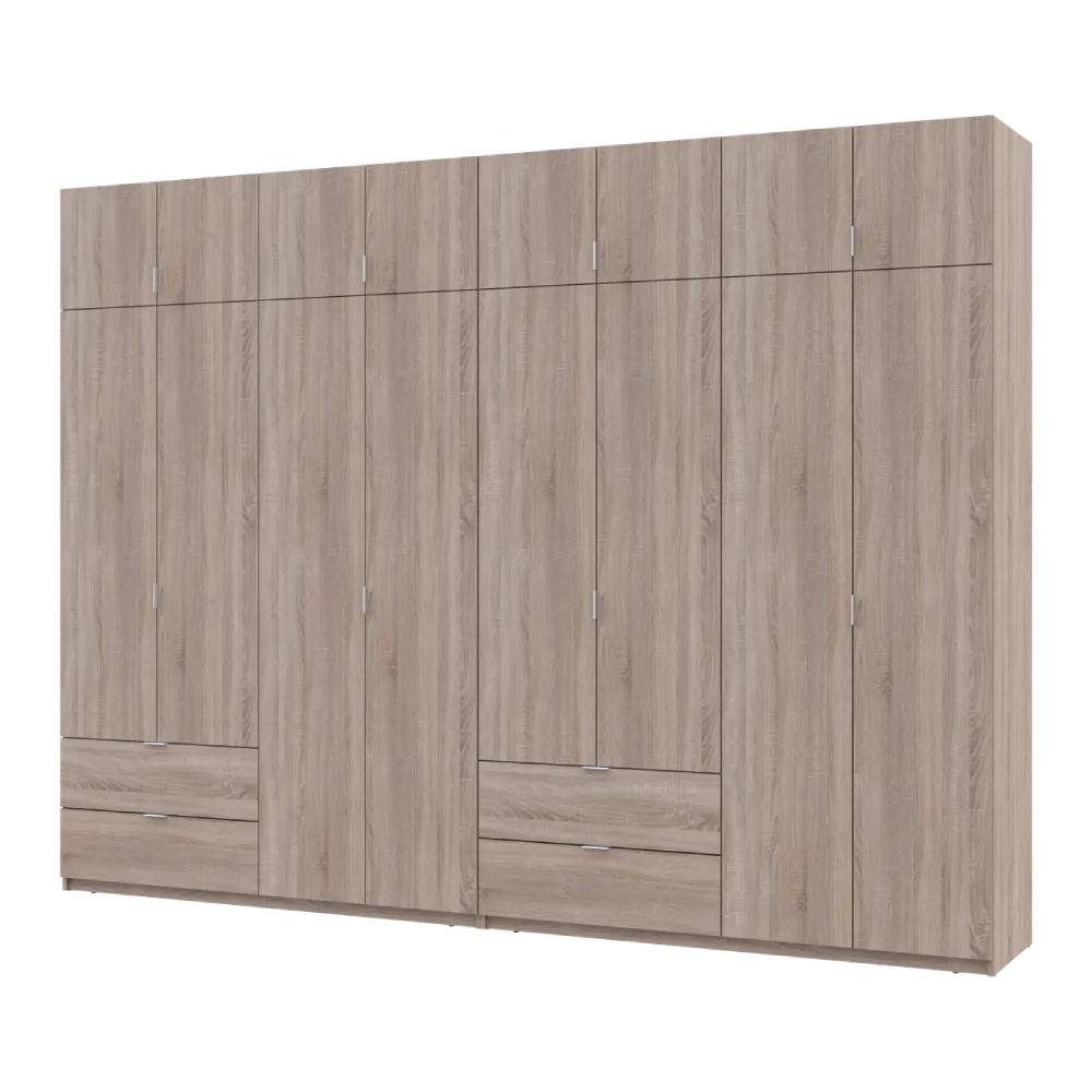 Шкаф для одежды Doros Лукас Дуб сонома 4+4 ДСП 320х50х240 DRS-011710 (42005127)