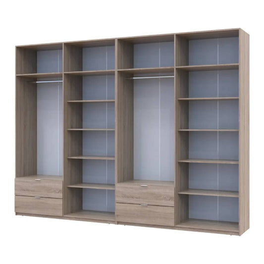 Шкаф для одежды Doros Лукас Дуб сонома 4+4 ДСП 320х50х240 DRS-011710 (42005127)