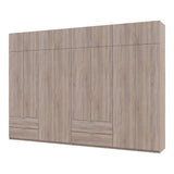 Шкаф для одежды Doros Лукас Дуб сонома 4+4 ДСП 340х50х240 DRS-011711 (42005139)