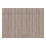 Шкаф для одежды Doros Лукас Дуб сонома 4+4 ДСП 340х50х240 DRS-011711 (42005139)