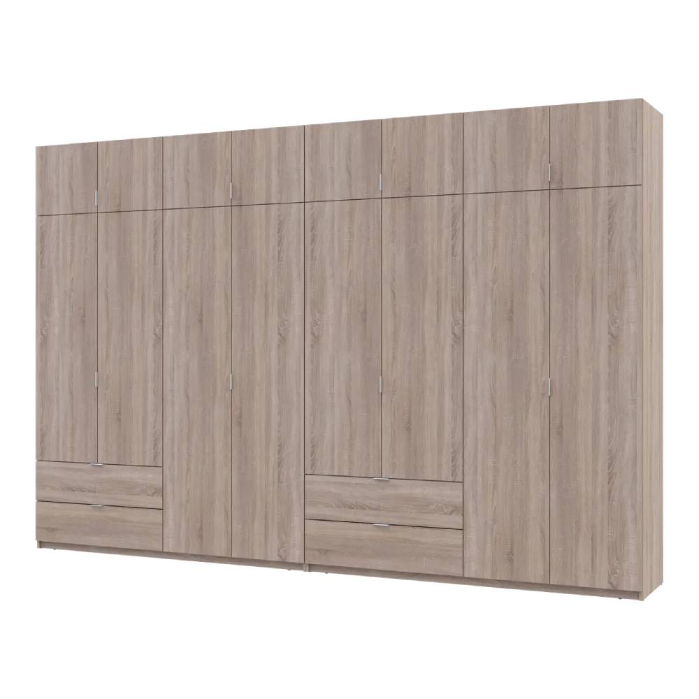 Шкаф для одежды Doros Лукас Дуб сонома 4+4 ДСП 360х50х240 DRS-011712 (42005143)