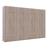 Шкаф для одежды Doros Лукас Дуб сонома 4+4 ДСП 360х50х240 DRS-011712 (42005143)