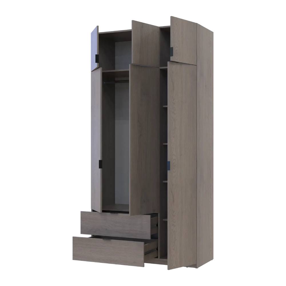 Шкаф распашной с антресолью Doros Лукас 120х50х240 см Канноло (DRS-011884)