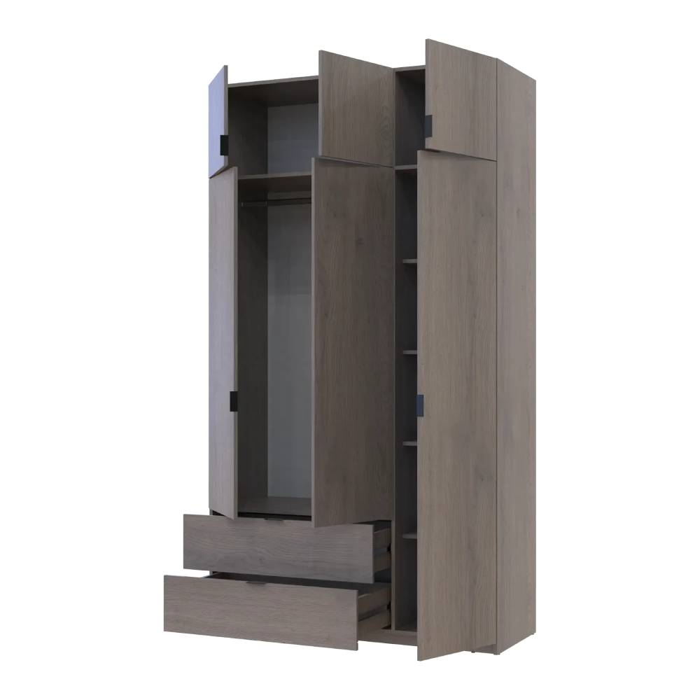 Шкаф распашной с антресолью Doros Лукас 135х50х240 см Канноло (DRS-011883)