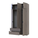 Шкаф распашной с антресолью Doros Лукас 135х50х240 см Канноло (DRS-011883)