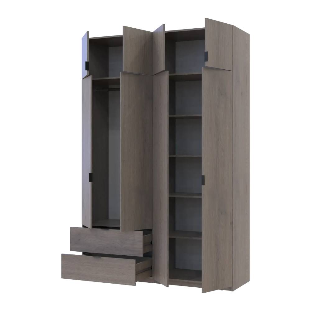 Шкаф распашной с антресолью Doros Лукас 160х50х240 см Канноло (DRS-011881)