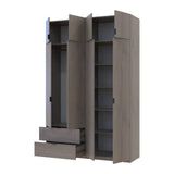 Шкаф распашной с антресолью Doros Лукас 160х50х240 см Канноло (DRS-011881)