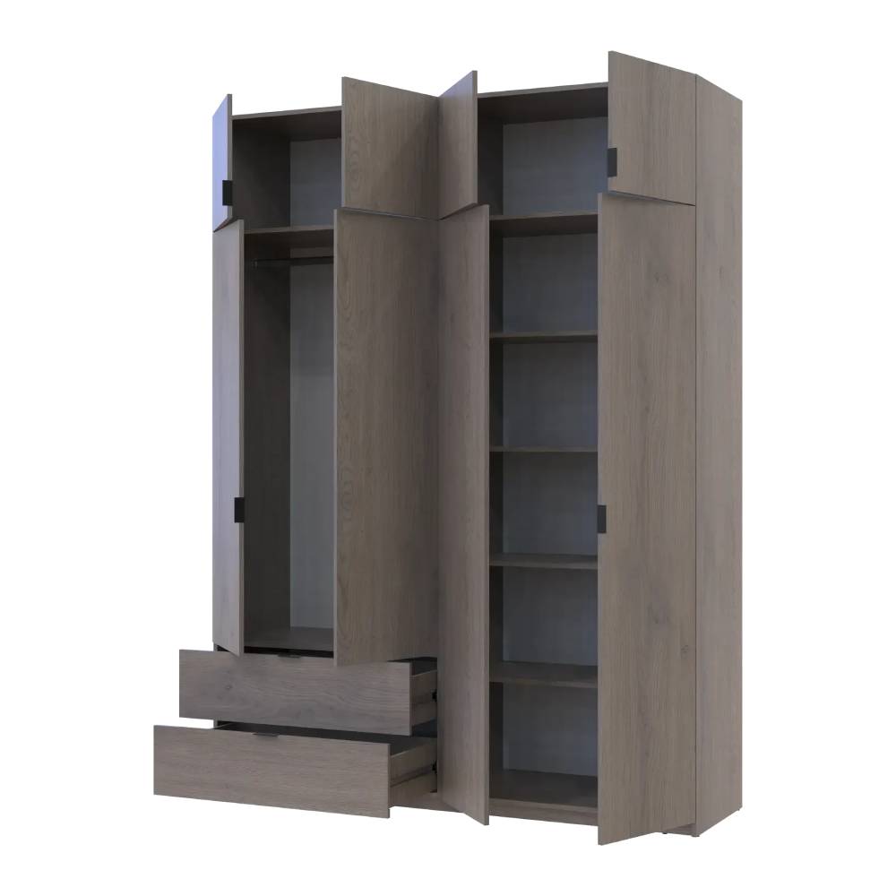 Шкаф распашной с антресолью Doros Лукас 180х50х240 см Канноло (DRS-011882)