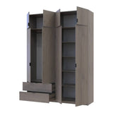 Шкаф распашной с антресолью Doros Лукас 180х50х240 см Канноло (DRS-011882)