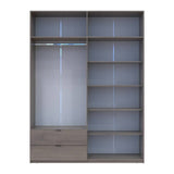 Шкаф распашной с антресолью Doros Лукас 180х50х240 см Канноло (DRS-011882)