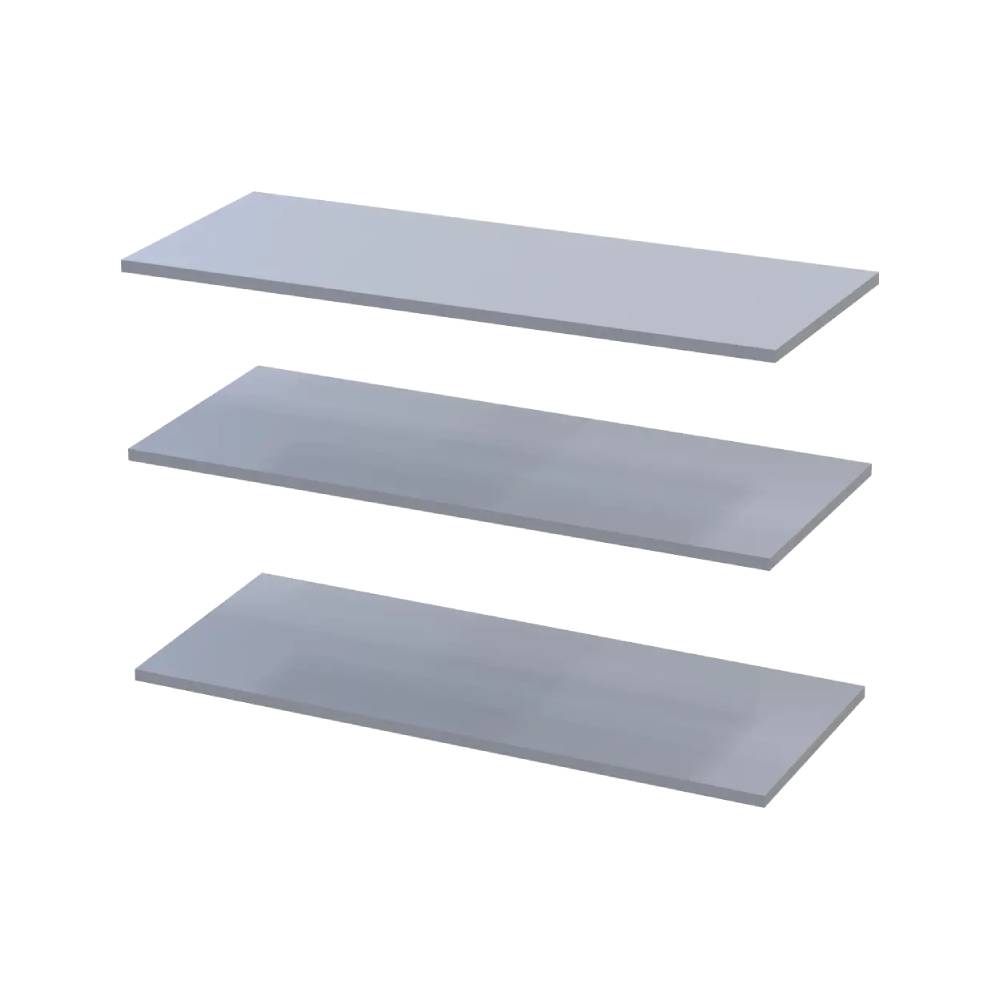 Комплект полок для шкафа Doros Promo Серый 3шт. 86.7х35х1.6 DRS-011631
