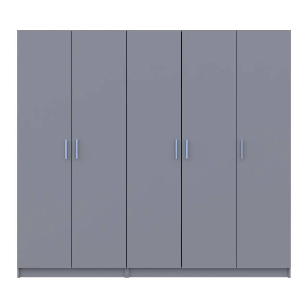 Шкаф для одежды Doros Промо Серый 2+3 ДСП 225х48х204 DRS-011628 (80737767)