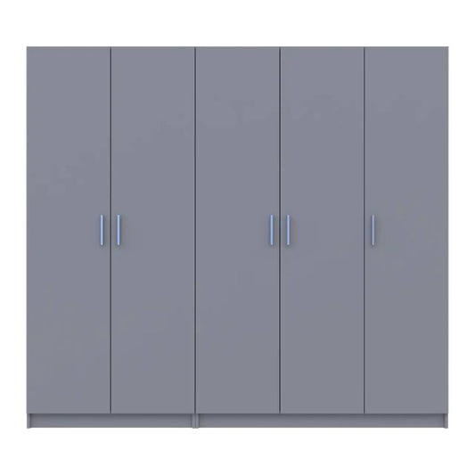 Шкаф для одежды Doros Промо Серый 2+3 ДСП 225х48х204 DRS-011628 (80737767)
