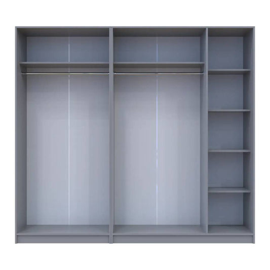 Шкаф для одежды Doros Промо Серый 2+3 ДСП 225х48х204 DRS-011628 (80737767)