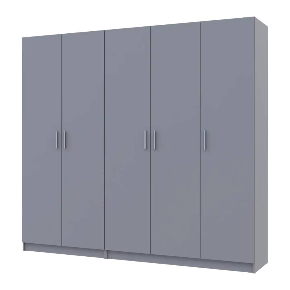 Шкаф для одежды Doros Промо Серый 2+3 ДСП 225х48х204 DRS-011628 (80737767)