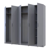 Шкаф для одежды Doros Промо Серый 2+3 ДСП 225х48х204 DRS-011628 (80737767)