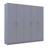 Шкаф для одежды Doros Промо Серый 2+3 ДСП 225х48х204 DRS-011628 (80737767)