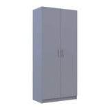 Шкаф для одежды Doros Promo с полками Серый 2 ДСП 90х48х204 DRS-011632 (80737770)