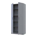 Шкаф для одежды Doros Promo с полками Серый 2 ДСП 90х48х204 DRS-011632 (80737770)