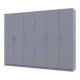Шкаф для одежды Doros Промо Серый 3+3 ДСП 270х48х204 DRS-011629 (80737768)