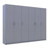 Шкаф для одежды Doros Промо Серый 3+3 ДСП 270х48х204 DRS-011629 (80737768)