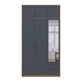 Антресоль Doros Ронди Дуб Артизан/Графит 3 ДСП 121х52х41 DRS-011605 (80737822)