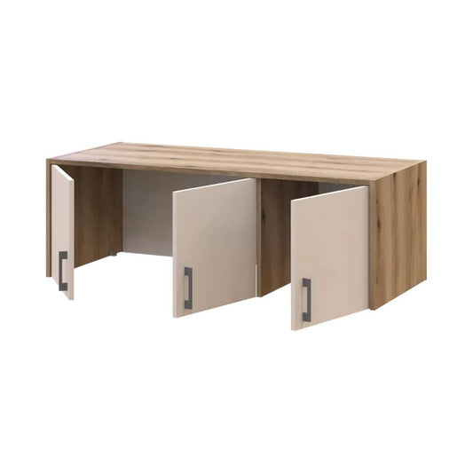 Антресоль Doros Ронди Дуб Артизан/Кашемир 3 ДСП 121х52х41 DRS-011602 (80737823)