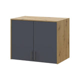 Антресоль высокая Doros Ронди Дуб Артизан/Графит 2 ДСП 82х52х65 (DRS-011905)