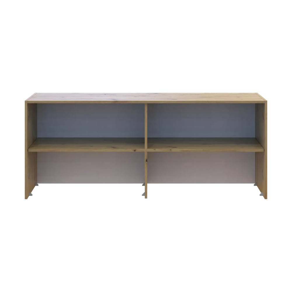 Антресоль высокая Doros Ронди Дуб Артизан/Графит 4 ДСП 160х52х65 (DRS-011907)