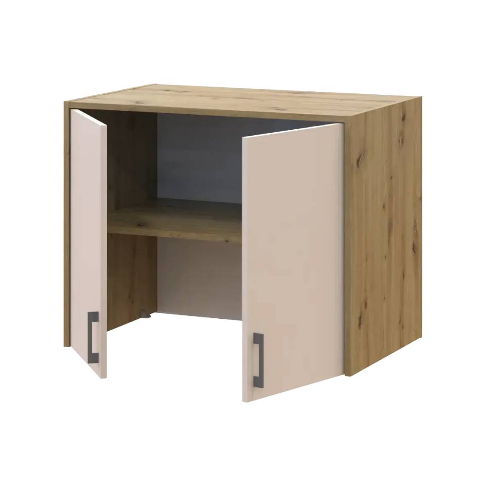 Антресоль высокая Doros Ронди Дуб Артизан/Кашемир 2 ДСП 82х52х65 (DRS-011908)