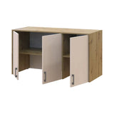 Антресоль высокая Doros Ронди Дуб Артизан/Кашемир 3 ДСП 121х52х65 (DRS-011909)