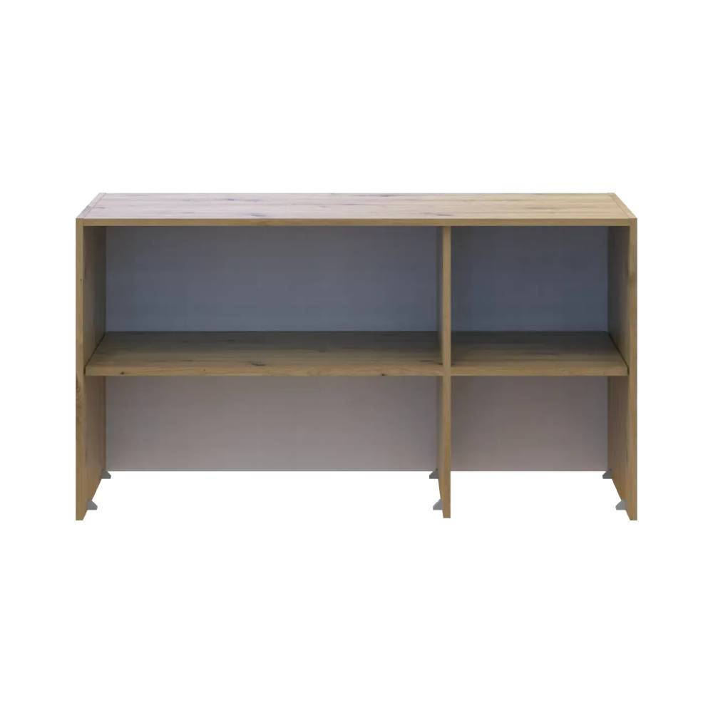 Антресоль высокая Doros Ронди Дуб Артизан/Кашемир 3 ДСП 121х52х65 (DRS-011909)