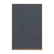 Шкаф для одежды Doros Ронди Дуб Артизан/Графит 3ДСП 121х52х195 DRS-011658 (80737814)