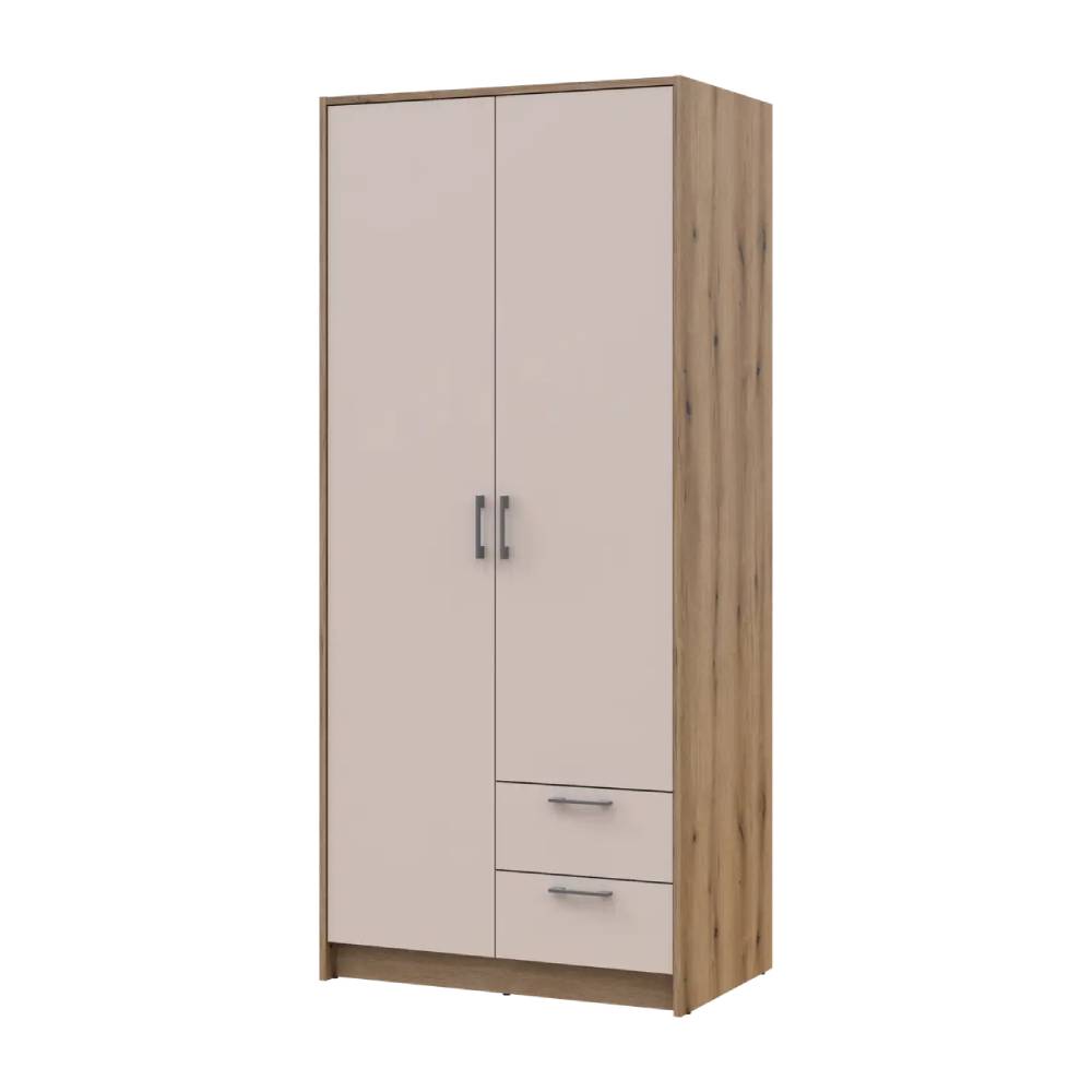 Шкаф для одежды Doros Ронди Дуб Артизан/Кашемир 2ДСП 82х52х195 DRS-011660 (80737805)