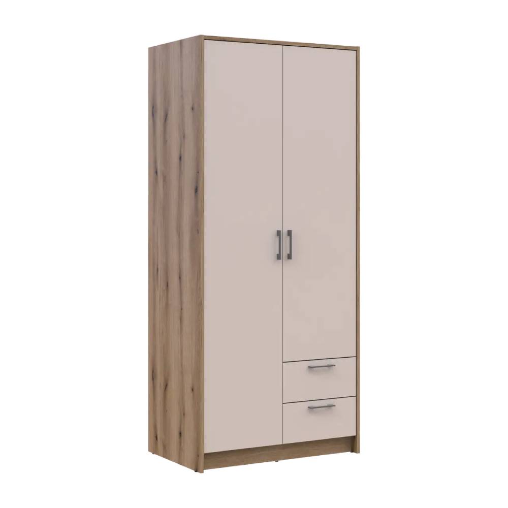 Шкаф для одежды Doros Ронди Дуб Артизан/Кашемир 2ДСП 82х52х195 DRS-011660 (80737805)
