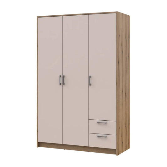 Шкаф для одежды Doros Ронди Дуб Артизан/Кашемир 3ДСП 121х52х195 DRS-011661 (80737815)