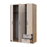 Шкаф для одежды Doros Ронди Дуб Артизан/Кашемир 3ДСП 121х52х195 DRS-011661 (80737815)