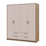 Шкаф для одежды Doros Ронди Дуб Артизан/Кашемир 4ДСП 160х52х195 DRS-011662 (80737825)