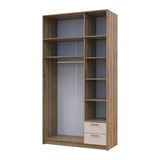 Шкаф для одежды Doros Ронди с антресолью Дуб Артизан/Кашемир 3ДСП 121х52х236 DRS-011667 (80737819)