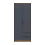 Шкаф для одежды Doros Ронди Дуб Артизан/Графит 2ДСП 82х52х195 DRS-011657 (80737804)