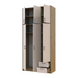 Антресоль высокая Doros Ронди Дуб Артизан/Кашемир 3 ДСП 121х52х65 (DRS-011909)